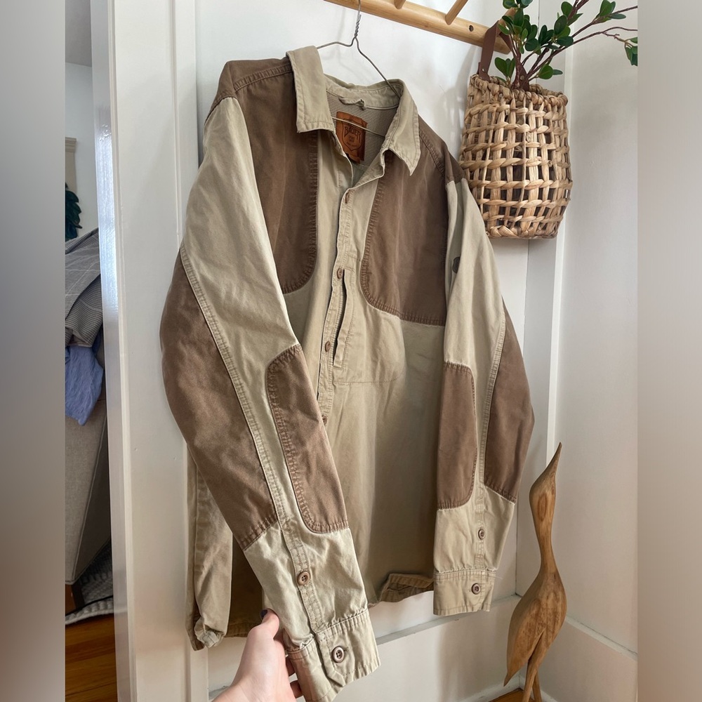 Eddie Bauer Sport Shop Hunting Shirt Jacket. Size XLT. Vented Canvas Feel - Picture 2 of 7